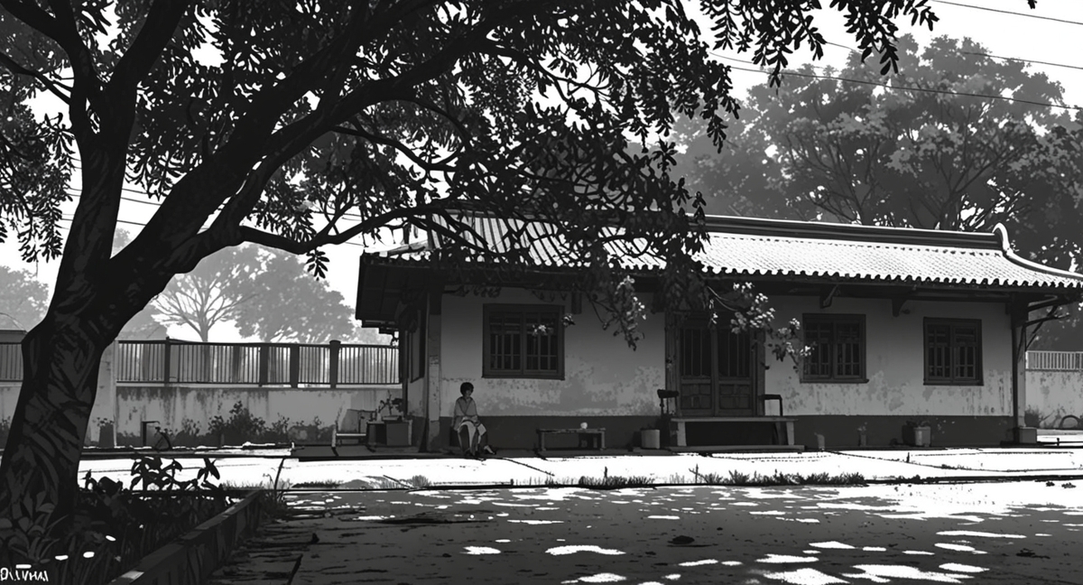 The Bench Under the Gulmohar Tree