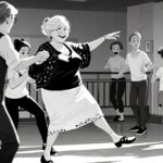 Grandma Joins the Dance Class